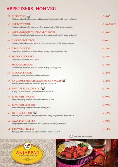 anjappar india|anjappar menu card.